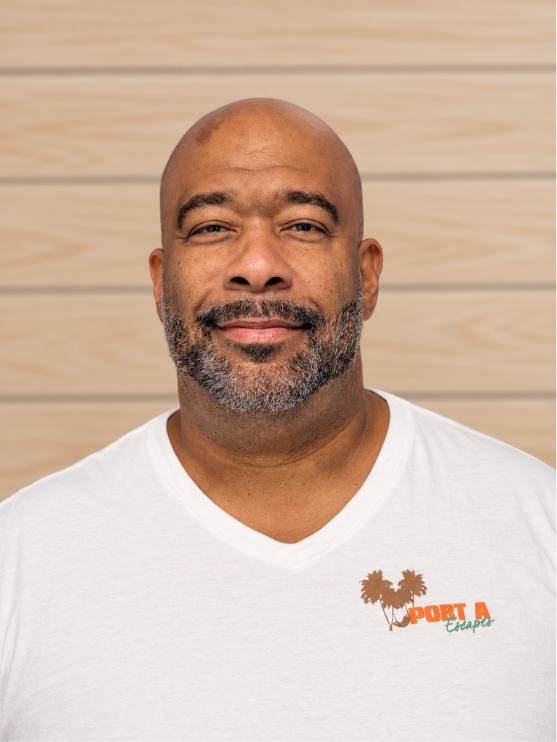 Staff member Rigo Pena